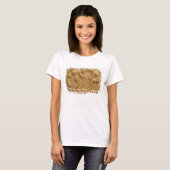 ブドウを押す(大理石) Tシャツ (正面フル)