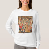 ブドウを集めること、ブドウの収穫の詳細 Tシャツ (正面)