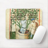 ブドウを集め、押すNouv Acqの大石柱 マウスパッド (マウス)