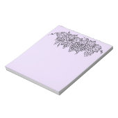 ブドウイラストレーション秋ハーベスト ノートパッド (回転)