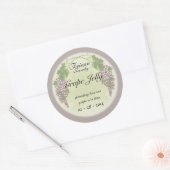 ブドウゼリー1 ラウンドシール (封筒)