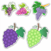 ブドウデカールシール シール (正面)