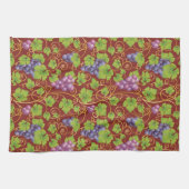 ブドウパターン キッチンタオル (横)