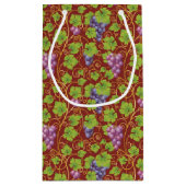 ブドウパターン スモールペーパーバッグ (裏面)