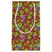 ブドウパターン スモールペーパーバッグ (正面)