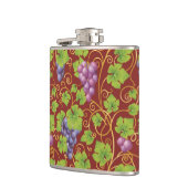 ブドウパターン フラスク (左)