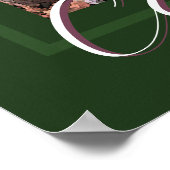 ブドウパーソナライズされた園 ポスター (角)