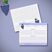 ブドウレシピカード