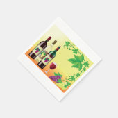 ブドウ付きワイン紙ナプキンス スタンダードカクテルナプキン (角)