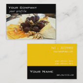 ブドウ入りチーズプラッタ 名刺 (正面/裏面)