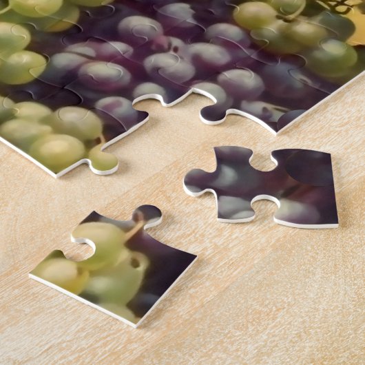 ブドウ収穫の美しいメキシコのカレンダーの女の子 ジグソーパズル (側面)