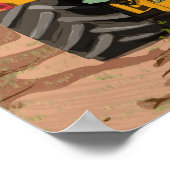 ブドウ収穫機 ポスター (角)