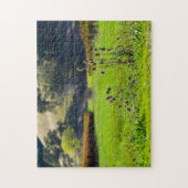 ブドウ園のアザミ ジグソーパズル (縦)