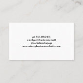 ブドウ園の前に注ぐワイン 名刺 (裏面)