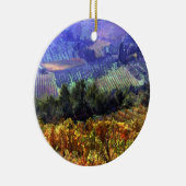 ブドウ園の収穫期 セラミックオーナメント (右)