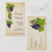 ブドウ園の名刺 名刺 (正面/裏面)