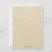 ブドウ園の結婚式招待状(羊皮紙の質) 招待状 (裏面)