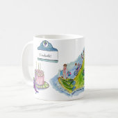 ブドウ園の誕生日! コーヒーマグカップ (正面左)