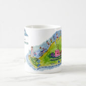ブドウ園の誕生日! コーヒーマグカップ (中央)