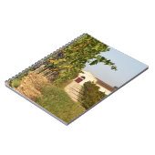 ブドウ園、小さいverdotのつる植物およびワイナリー ノートブック (左側)