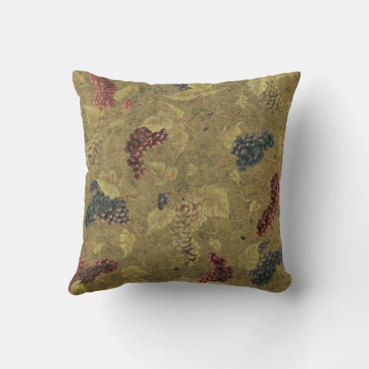 ブドウ園-枕 クッション (裏面)