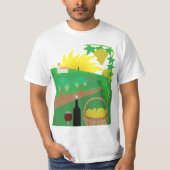ブドウ園 Tシャツ (正面)