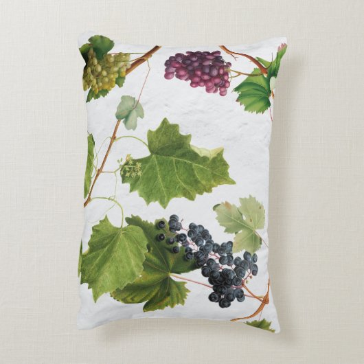 ブドウ地中海のヴィネヤードギリシャ島 アクセントクッション (裏面(縦))