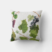 ブドウ地中海のヴィネヤードギリシャ島 クッション (裏面)