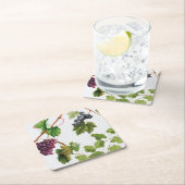 ブドウ地中海のヴィネヤードギリシャ島 スクエアペーパーコースター (インサイチュ)