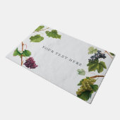 ブドウ地中海のヴィネヤードギリシャ島 ドアマット (アングル)