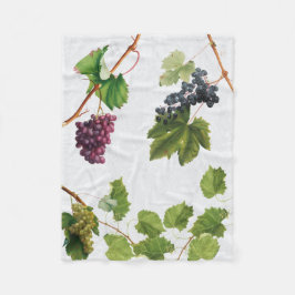 ブドウ地中海のヴィネヤードギリシャ島 フリースブランケット