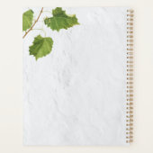 ブドウ地中海のヴィネヤードギリシャ島 プランナー手帳 (裏面)