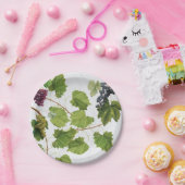 ブドウ地中海のヴィネヤードギリシャ島 ペーパープレート (パーティー)