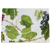 ブドウ地中海のヴィネヤードギリシャ島 ラージペーパーバッグ (正面)