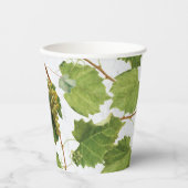 ブドウ地中海のヴィネヤードギリシャ島 紙コップ (正面)