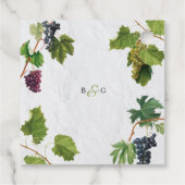 ブドウ地中海のヴィンヤードギリ結婚シア島 フェイバータグ (裏面)