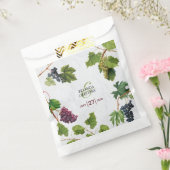 ブドウ地中海のヴィンヤードギリ結婚シア島 フェイバーバッグ (封をした状態)