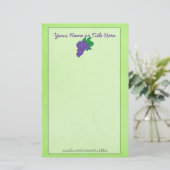 ブドウ文房具 便箋 (スタンド正面)