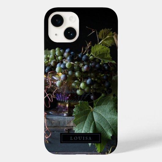 ブドウ植物静物生命iPhoneケース Case-Mate iPhoneケース (裏面)
