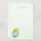 ブドウ水彩アートフルーツ 便箋 (正面)