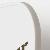 ブドウ漬けボールパドル ピックルボールラケット (左詳細)