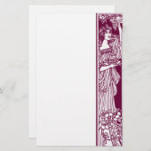 ブドウ狩り 便箋 (正面/裏面)