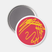 ブドウ球培養 マグネット (正面/裏面)