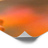 ブドウ畑に熟したブドウ ポスター (角)