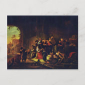 ブドウ畑の労働者を濡らしたDが耐え忍ぶ。 ポストカード (正面)