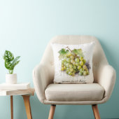 ブドウ畑の水色のブドウカスタム、 クッション (椅子)