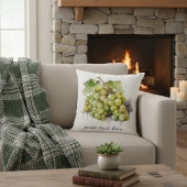 ブドウ畑の水色のブドウカスタム、 クッション