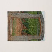 ブドウ畑の石のポルティコ ジグソーパズル (横)