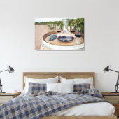 ブドウ畑の赤ワイン キャンバスプリント (インサイチュ (寝室))