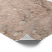 ブドウ畑の赤ワイン ポスター (角)